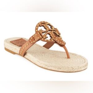 TORY BURCH MILLAR STUDDED ESPADRILLES